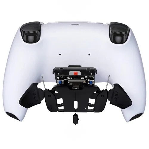 Vista 4 de Turn RISE to RISE4 Kit Redesigned Solid Black K1 K2 K3 K4 Back Buttons Housing & Remap PCB Board for PS5 Controller eXtremeRate RISE & RISE4 Remap