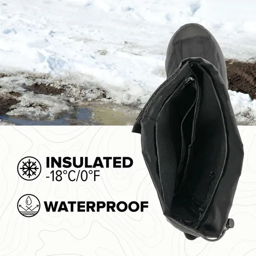 Vista 2 de Neos Voyager Botas impermeables de invierno para hombre y mujer - Se ajusta a botas de nieve y de trabajo - Calificadas para 0°F
