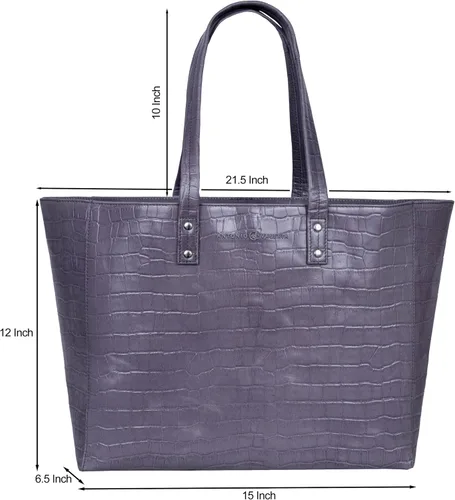 Vista 2 de ANTONIO VALERIA Regalo para el día de la madre Avery cuero totebolso de hombro con asa superior para las mujeres