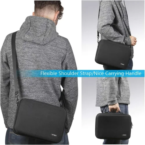 Vista 6 de JSVER Case for Meta Quest Hard Carrying Case for Oculus Quest 1 VR Gaming Headset and Controllers Accessories Portable Travel Storage Case for