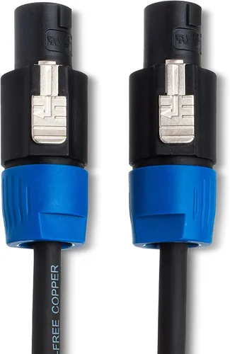 Vista 3 de Hosa SKT Pro 14 Gauge Altavoces Cables REAN speakOn - (30 pies) (negro)
