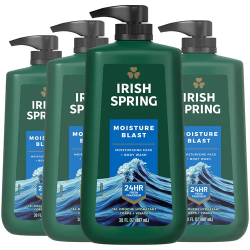 Vista 13 de Irish Spring Gel de Ducha 5 en 1 para Hombres, Gel de Ducha para Hombres, Te Mantiene Fresco y Limpio por 24 Horas, Acondiciona y Limpia Cuerpo