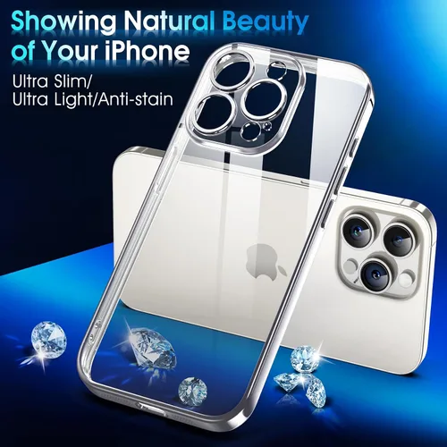 Vista 491 de Supdeal Funda cristalina transparente para iPhone 11, [No se amarillea] [Protección de la cámara] [Probado contra caídas de grado militar] Funda