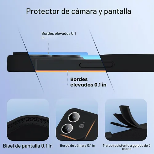 Vista 4 de SKYLMW Funda diseñada para iPhone 11 con soporte magnético invisible Compatible con Mag-Safe, a prueba de caídas de grado militar, a prueba