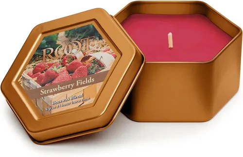 Vista 40 de Root Candles Velas Aromáticas Mezcla de Cera de Panal Vela Artesanal Premium, Veriglass Pequeño, Limón y Bergamota