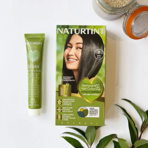 Vista 4 de Naturtint 1N Ebony Black - Coloración para el cabello, 5.07 FZ