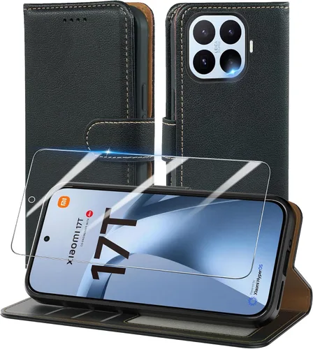 Vista 20 de Funda tipo cartera para Motorola Moto G Power 2026/2025, con bloqueo RFID, de piel sintética, para Moto G Power 2026, cierre magnético, tarjetero