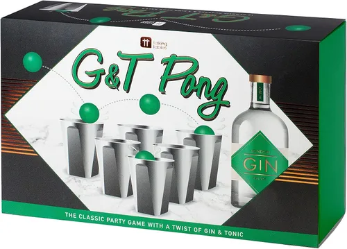 Vista 9 de Talking Tables Prosecco Pong - Juego de beber Incluye 12 vasos y 3 bolas Juegos de fiesta para despedida de soltera, noche de niñas, cumpleaños