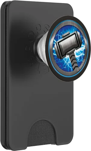 Vista 7 de Marvel Thor Hammer Icon PopSockets - Agarre y soporte para teléfonos y tabletas, Negro