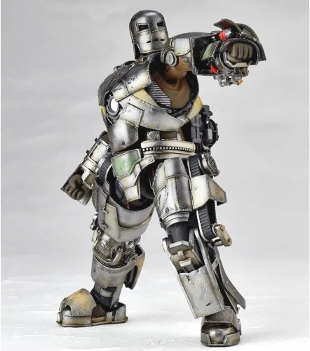 Vista 3 de Kaiyodo Revoltech Series No.045 SciFi Super Poseable Figura de acción Iron Man Mark 01