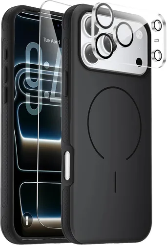 Vista 157 de Funda magnética para iPhone Air con protector de lente de cámara, protección grado militar de 10 pies, compatible con funda MagSafe Slim para iPhone