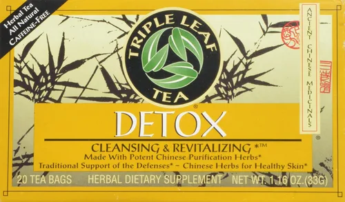 Vista 5 de Triple Leaf Tea, Detox, 20 bolsas de té (paquete de 6)