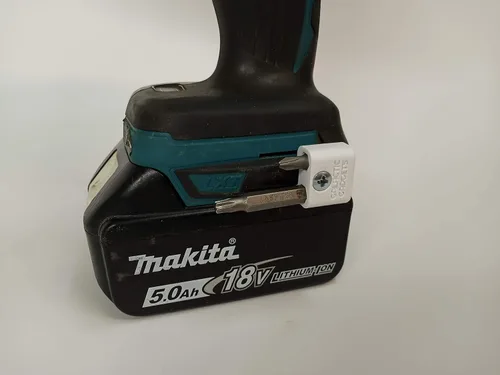 Vista 11 de Soporte magnético para brocas Makita de 18 V y destornillador de impacto, montaje lateral, imanes fuertes, diseño de perfil bajo - Galactic Gadgets
