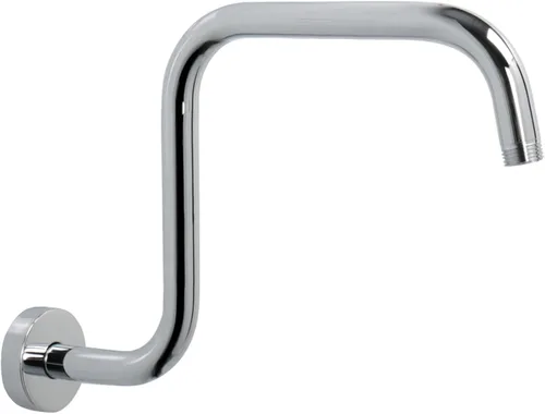 Vista 9 de NearMoon Brazo de extensión de ducha en forma de S con brida, tubo extensor de cabezal de ducha de altura alta de acero inoxidable, extensión