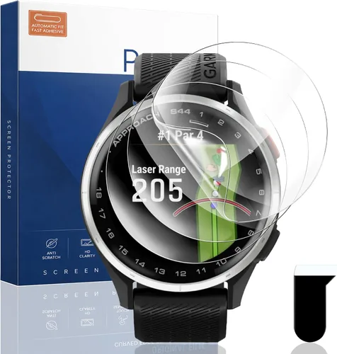 Vista 111 de Paquete de 3 protectores de pantalla para Amazfit Active 2, protección flexible de vidrio no templado, película protectora transparente HD
