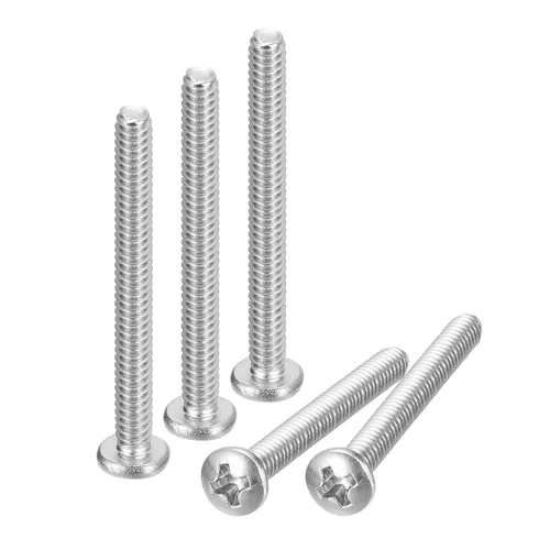 Vista 19 de uxcell Tornillos de máquina de cabeza redonda de 1/4-20x1, tornillo de acero inoxidable 304 18-8, accionamiento Phillips, totalmente roscado