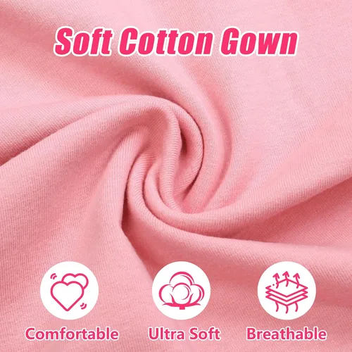 Vista 2 de Vestido de bebé recién nacido de 0 a 6 meses, vestido de dormir súper suave para recién nacido, camisón de manga larga para bebé, traje esencial