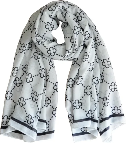 Vista 13 de JERLA Bufandas para mujer, ligeras, suaves, de moda, sólidas, bufanda, chal a cuadros