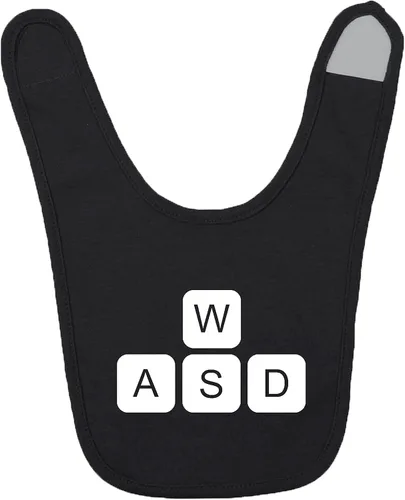 Vista 18 de Learning To Walk WASD - Gaming Baby Onesie - Hat - Blanket - Bib Package Combinations