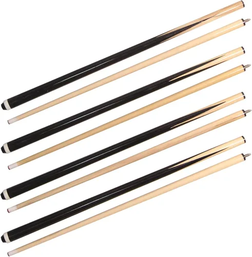 Vista 10 de Bastones de billar de 2 piezas de 58 pulgadas, palos de mesa de billar de 19 onzas y 0.512 in, puntas de pegamento de madera dura, juego de 2/4/6