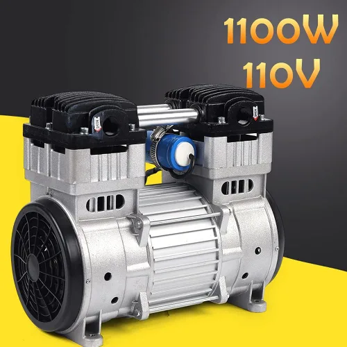 Vista 3 de Bomba de vacío sin aceite Bomba de vacío de diafragma silenciosa industrial sin aceite 7CFM 1100W