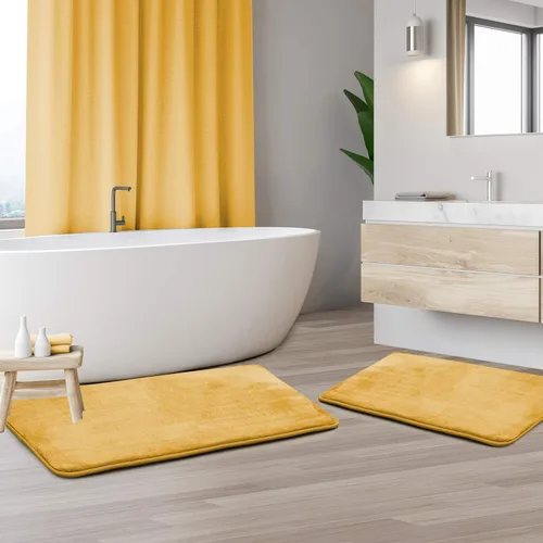 Vista 178 de Clara Clark Alfombra de Baño 24" x 17" - Alfombras de Baño, Tapete de Baño de Espuma Viscoelástica, Afelpado, Acogedor, Ultra Suave, Antideslizante