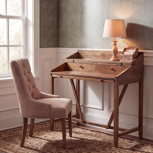 Vista 2 de Safavieh American Homes Collection Wyatt Oak Escritorio