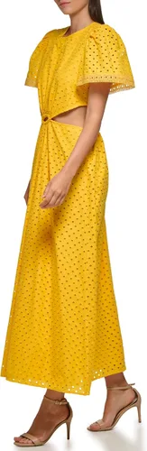 Vista 3 de Karl Lagerfeld Paris Womens Lace Cut Outs Long Dress