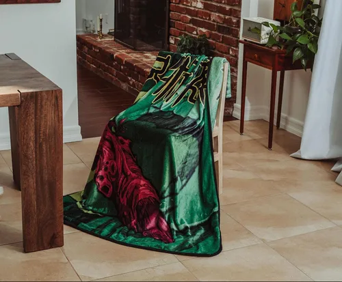 Vista 6 de Jujutsu Kaisen Sukuna - Manta de microfelpa con dedo, funda de poliéster suave para sofá, cama, 45 x 60 pulgadas