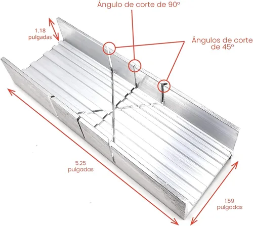 Vista 2 de Caja de ingletes Excel, Mitre Box Set, Rojo