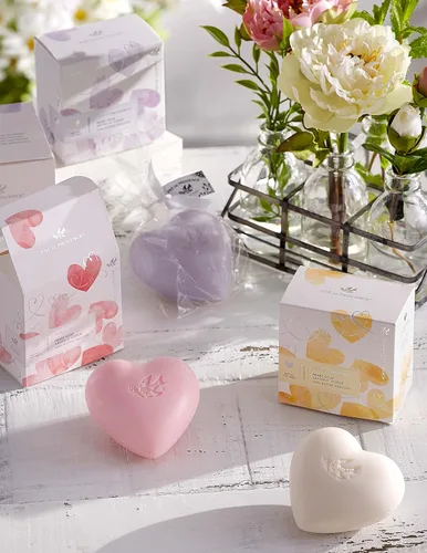 Vista 4 de Pre de Provence Jabón de regalo en forma de corazón, 7.05 oz, Camelia (6282)