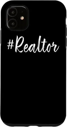 Vista 8 de Hashtag Realtor Real Estate Agent Business Gifts Funny Quote Case for iPhone 17