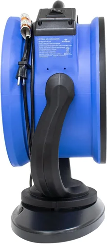 Vista 9 de XPOWER, Ventilador oscilante portátil de 2100 CFM FC-300S, diámetro del ventilador: 18 pulgadas, entrega de aire 2100 cfm, modelo # FC-300S
