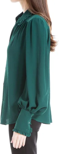 Vista 2 de Max Studio Camisa de manga larga con botones para mujer