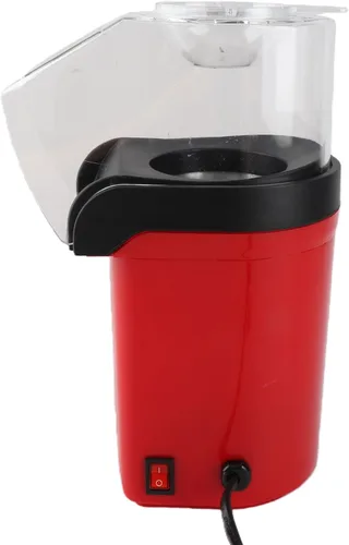 Vista 4 de Máquina eléctrica de palomitas de maíz, desmontable, eficiente, pequeña, de fabricación rápida, máquina de aire caliente para el hogar con cubierta