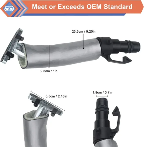 Vista 4 de Tubo de retorno de aceite del turbocompresor compatible con Chevy Buick Vehicle Cruze Sonic Trax Encore 1.4L, línea de retorno de aceite