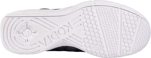 Vista 5 de Salming Recoil Kobra - Zapatos de cancha para hombre, color blanco y blanco, negro (esquash, raquetbol, voleibol, bola de flotación)