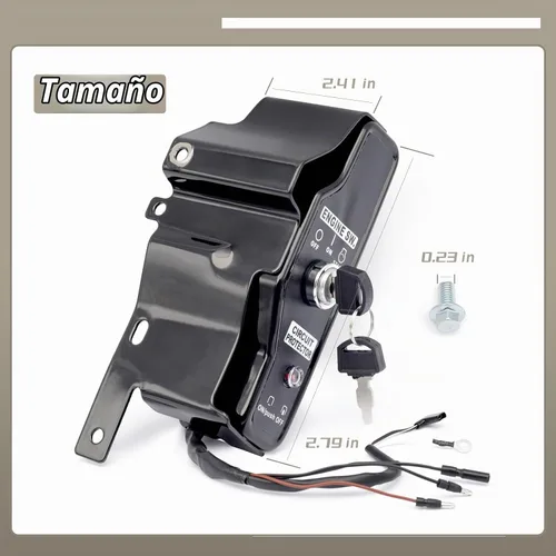 Vista 6 de Caja de interruptor de encendido compatible con Harbor Predator 13HP 420cc Engine 60340 60349 69736, caja de control de interruptor de encendido
