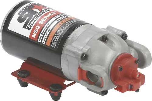 Vista 4 de NorthStar NSQ Series 12V Bomba de diafragma rociadora bajo demanda con puertos de conexión rápida - 2.2 GPM