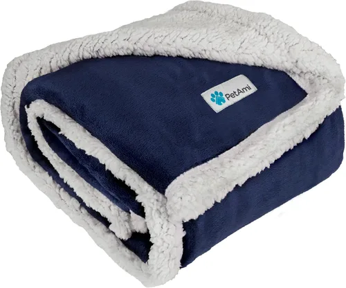 Vista 13 de PetAmi Manta para perros pequeños y medianos, manta de cama para mascotas, gatos, cachorros, gatitos, funda de vellón para muebles, protector