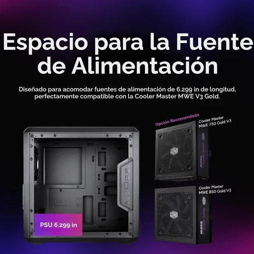 Vista 5 de Cooler Master Funda para PC Q300L V1 Micro-ATX, alto flujo de aire Gris-oscuro