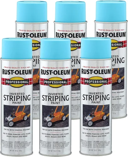 Vista 7 de Rust-Oleum 2578838 Pintura en aerosol profesional de rayas invertidas, 18 onzas, color negro