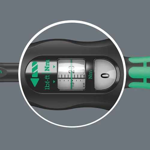 Vista 6 de Wera Click-Torque A 6 Juego de llaves dinamométricas, 2.5-25 Nm