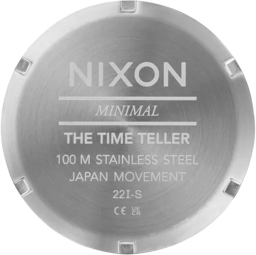Vista 5 de NIXON Time Teller A045 - Reloj analógico de moda para hombre resistente al agua de 100 m
