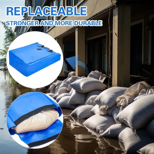 Vista 6 de Simgoing 8 bolsas de arena de vinilo para casa de rebote, accesorios para casa de rebote, bolsa de arena para soporte y anclaje, inflables, tiendas