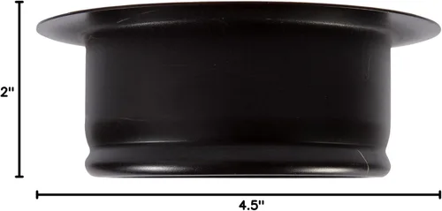 Vista 6 de Sinkology SinkSense - Brida de eliminación para fregadero de cocina con tapón, cobre antiguo, latón sólido, se adapta a drenaje estándar de 3.5
