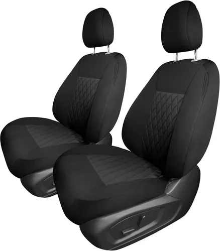 Vista 28 de FH Group Fundas de asiento de automóvil de ajuste personalizado específicamente hechas para Ford Explorer Base 2020-2024, fundas de asiento Negro