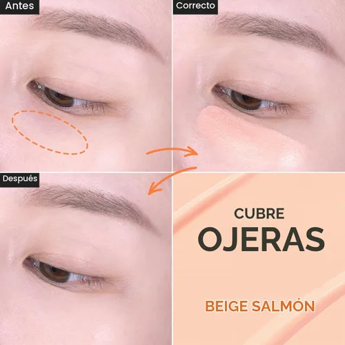 Vista 4 de LUNA Corrector de Larga Duración 03 Salmón Beige