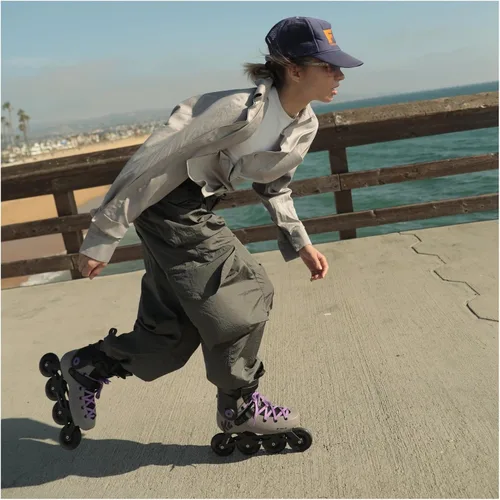 Vista 2 de K2 Grid 90 - Patines en línea para hombres, mujeres y adultos, unisex, urbano, urbano, fitness, patines