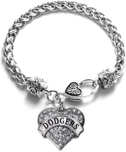 Vista 67 de Inspired Silver - Pulsera de plata con dije de corazón pavé con joyas de circonita cúbica